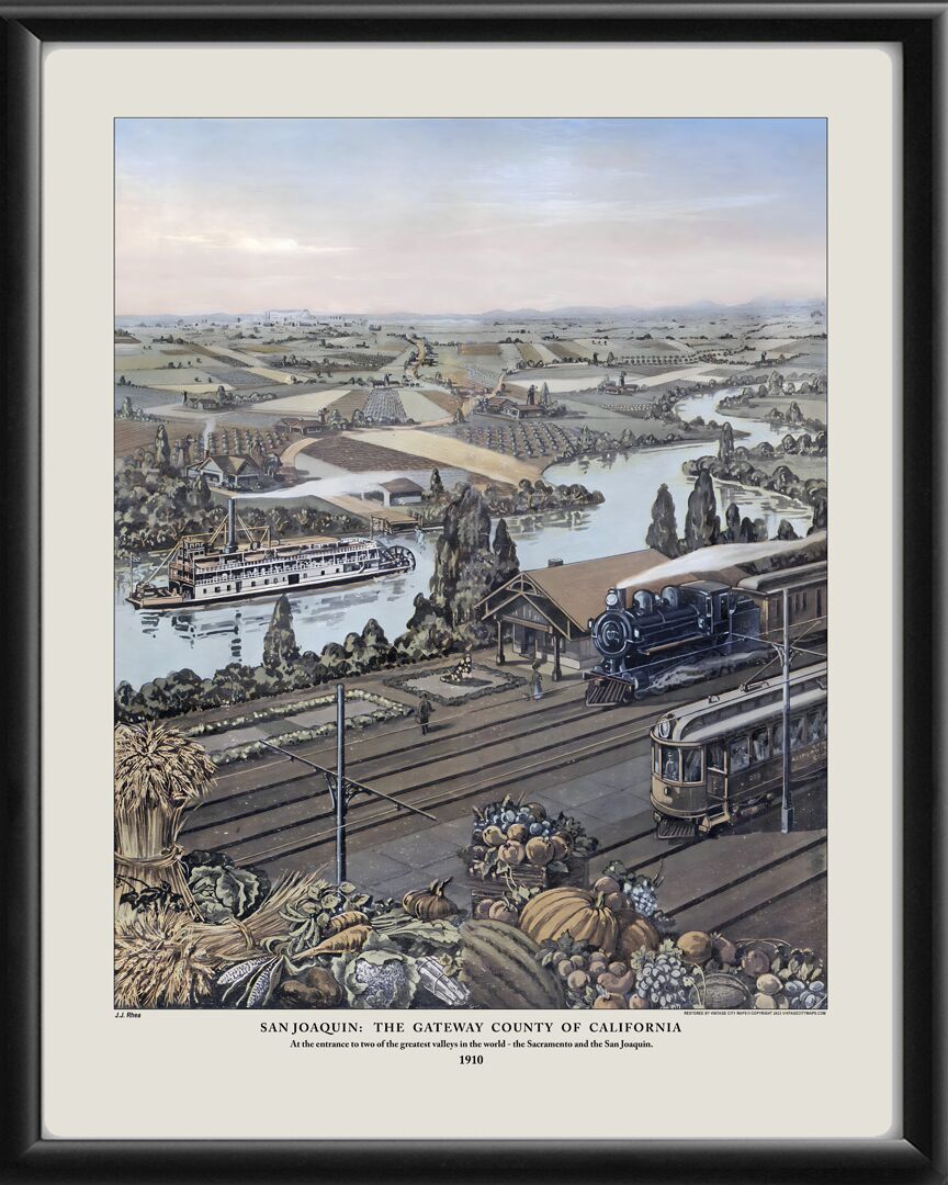 San Joaquin County CA J.J. Rhea 1910 TM