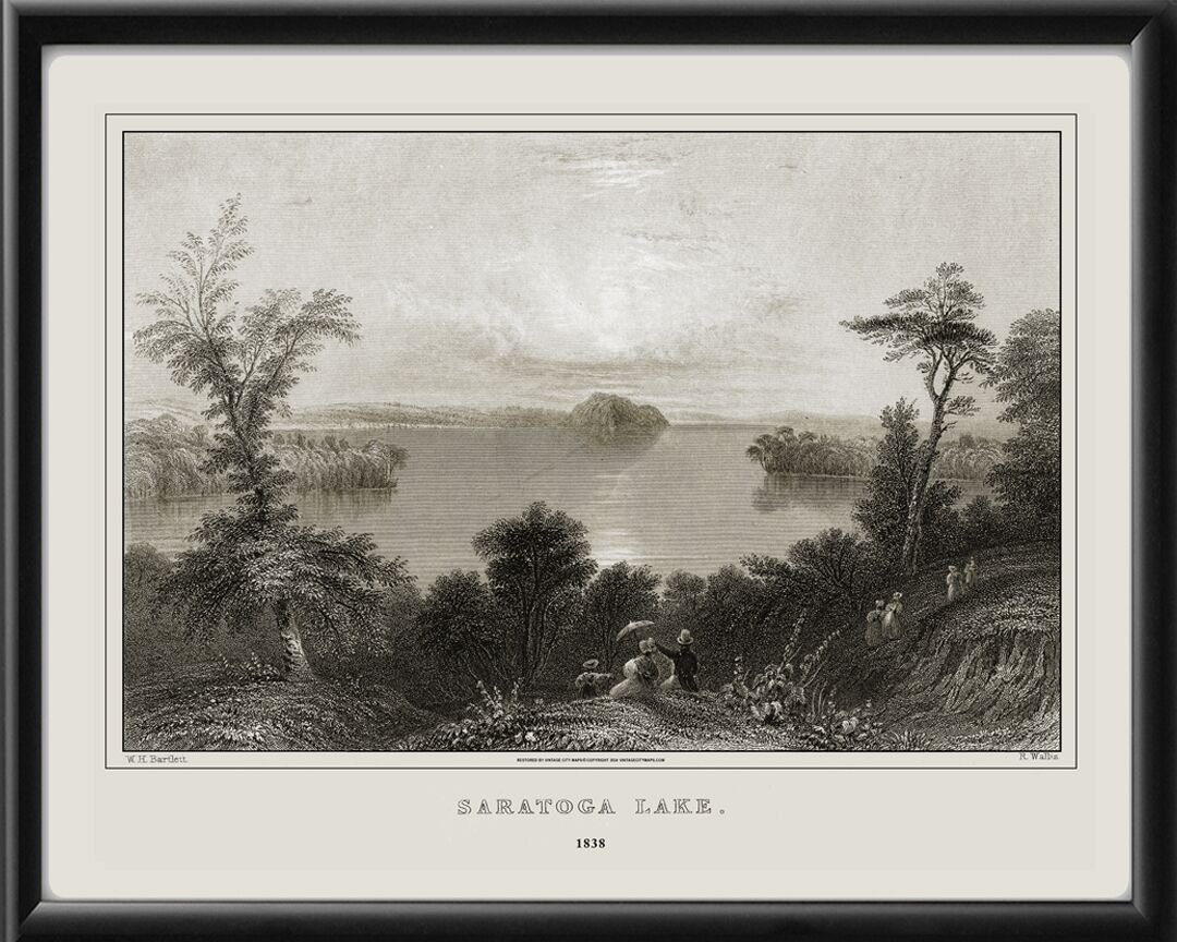 Saratoga Lake NY 1838