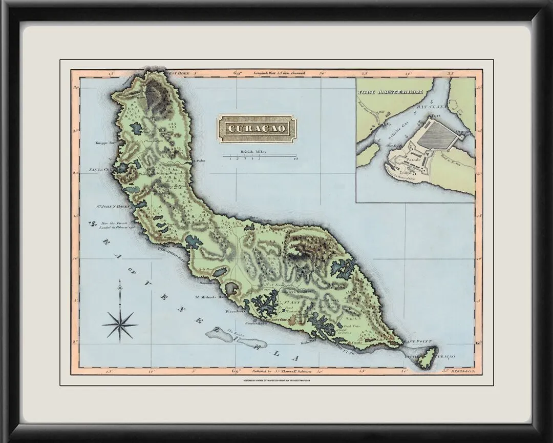 Island of Curacao 1823