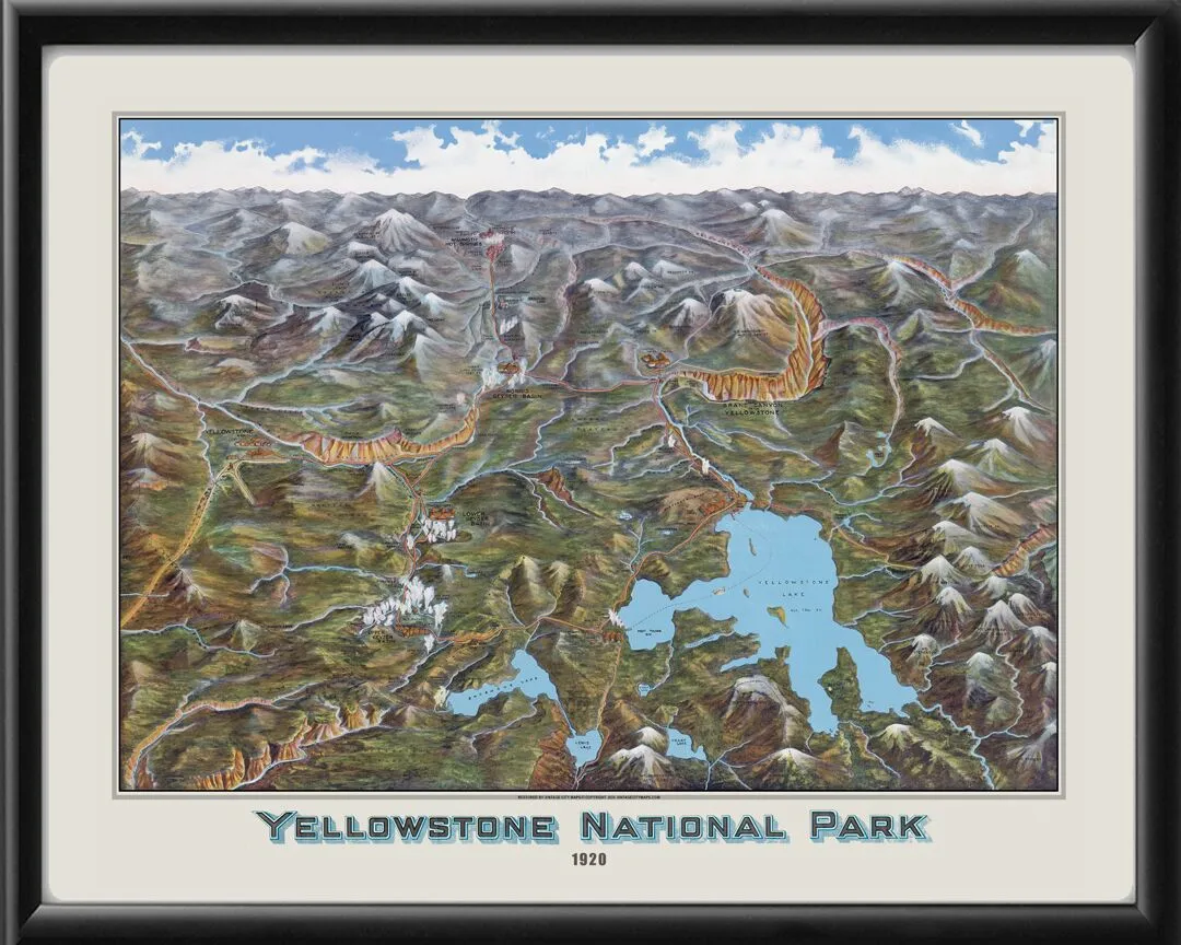 Yellowstone National Park WY 1920