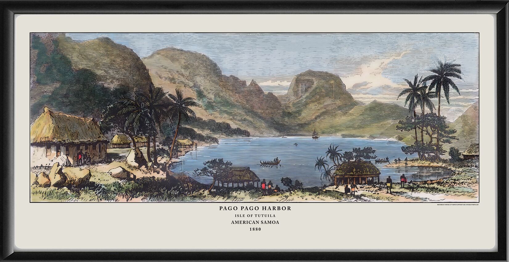 Pago Pago Harbor American Samoa 1880