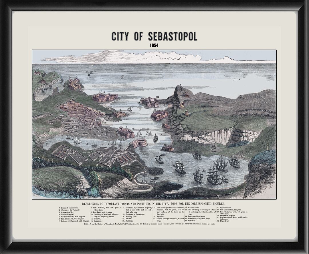 Sevastopol Ukraine A.H. Jocelyn 1854