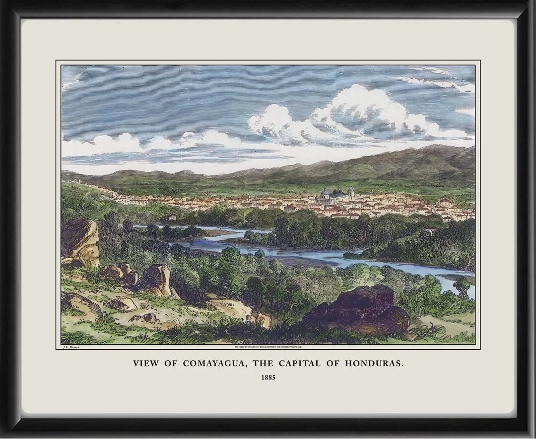 Comayagua, Honduras 1885 J.C. Brown