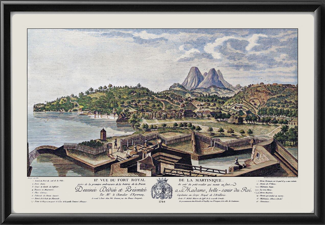 Fort Royal Martinique 1784
