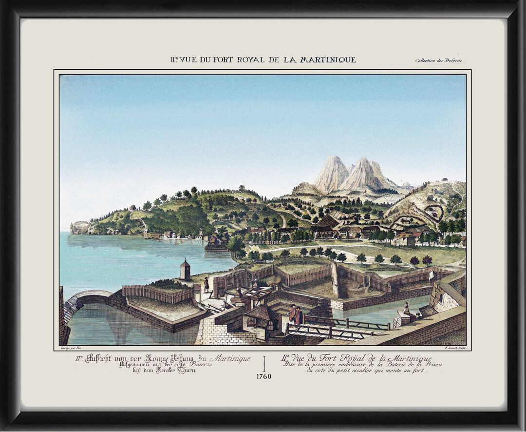 Fort Royal Martinique 1760