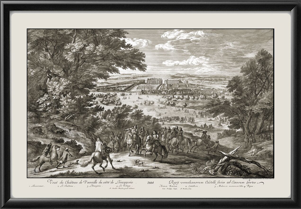 View of the Palace of Versailles 1664