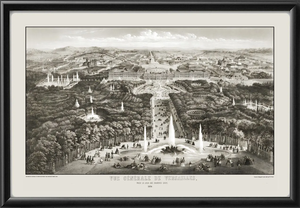 Versailles France 1856 Ch. Rivière