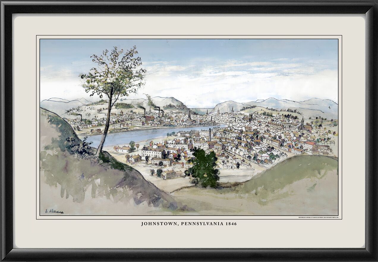 Johnstown PA 1846 Edwin Whitefield