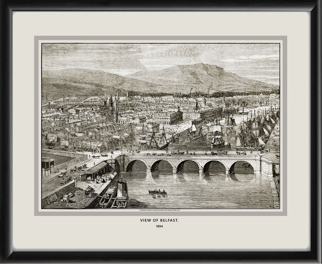 Belfast Northern Ireland 1894 by English School