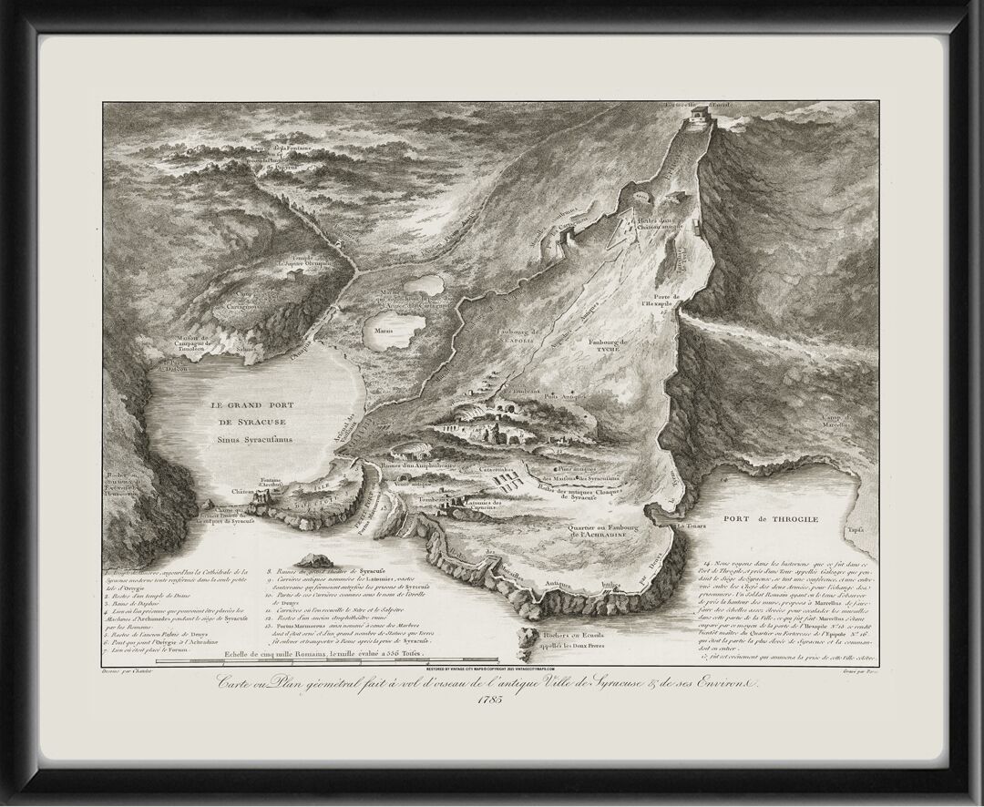 Syracuse Sicily 1785 Jean-Claude Richard de Saint-Non