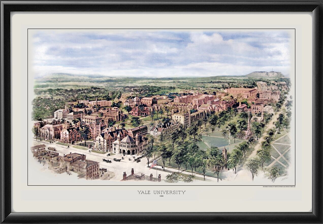 Yale University New Haven CT Color 1906