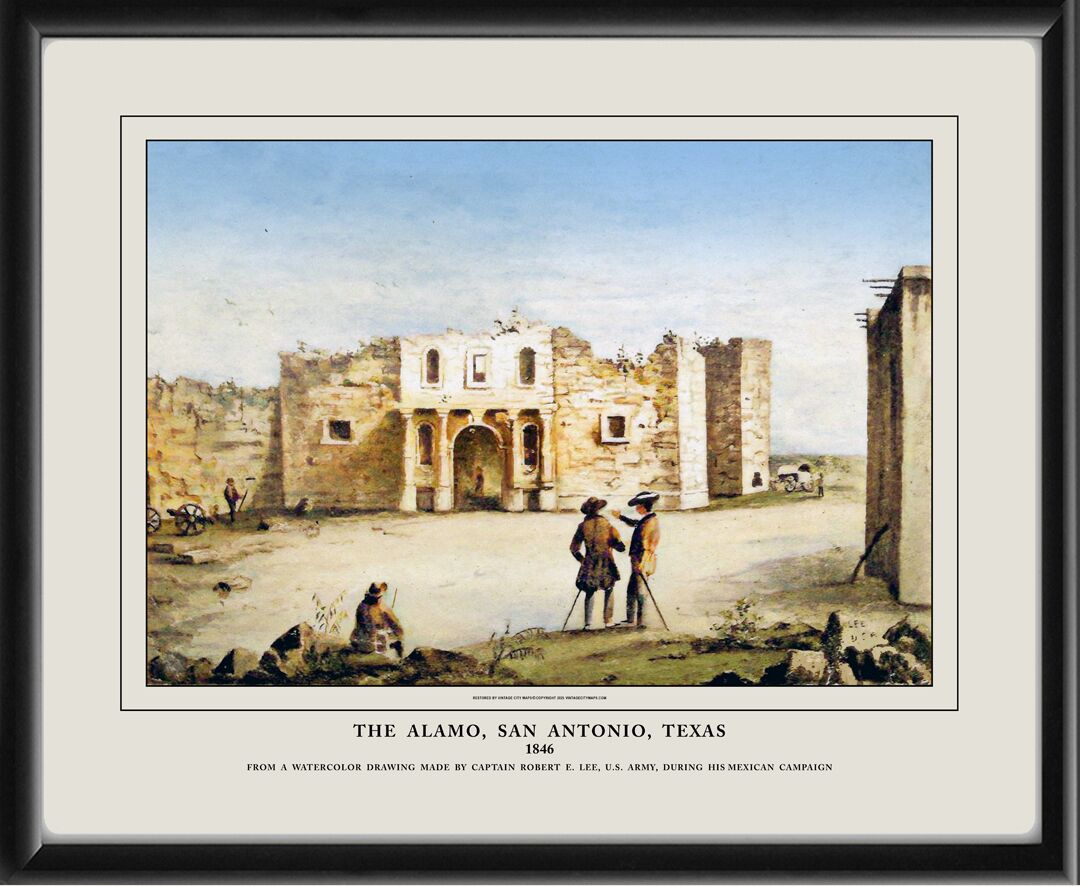 The Alamo, San Antonio, TX 1846 Capt. Robert E. Lee