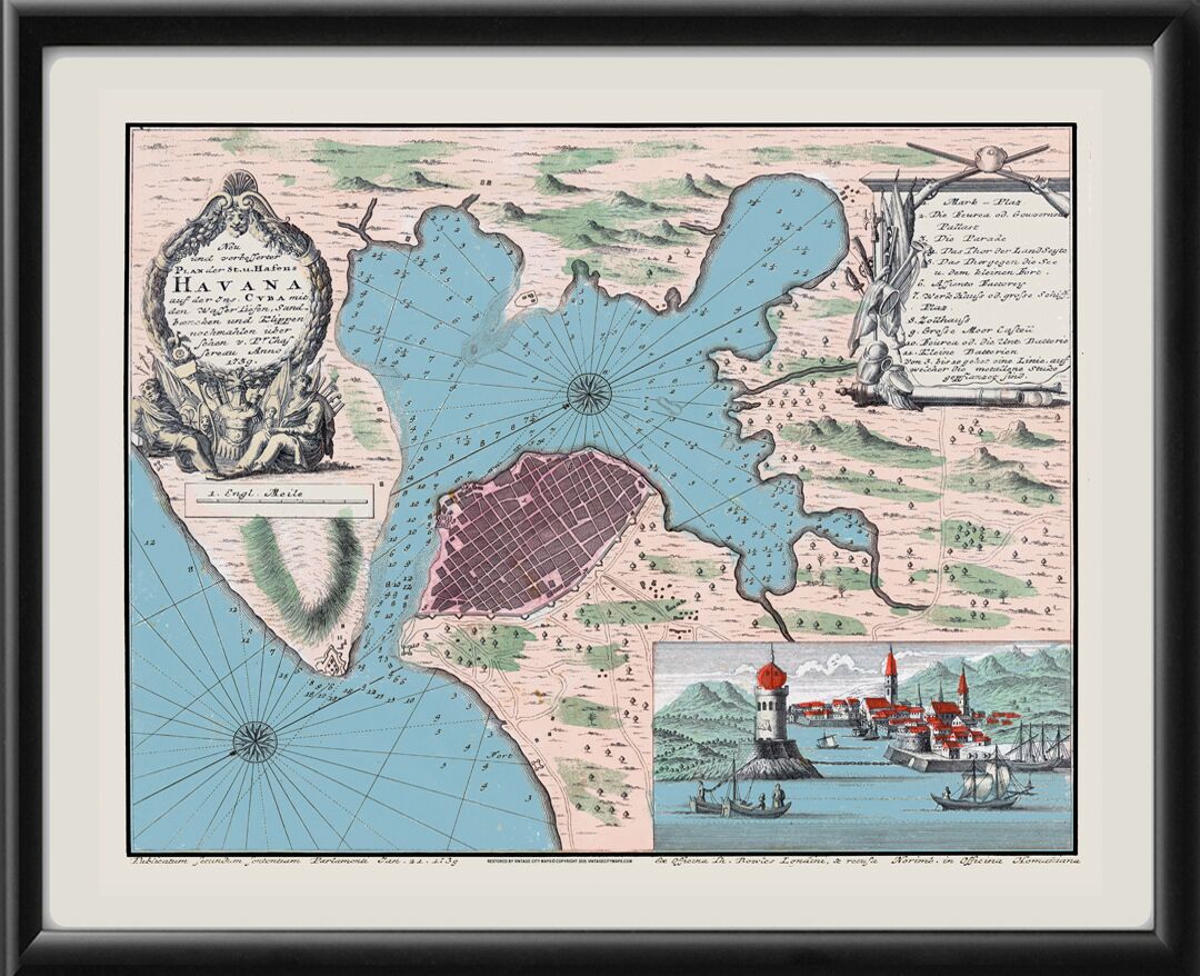 Havana Cuba 1739 , Pierre Chassereau