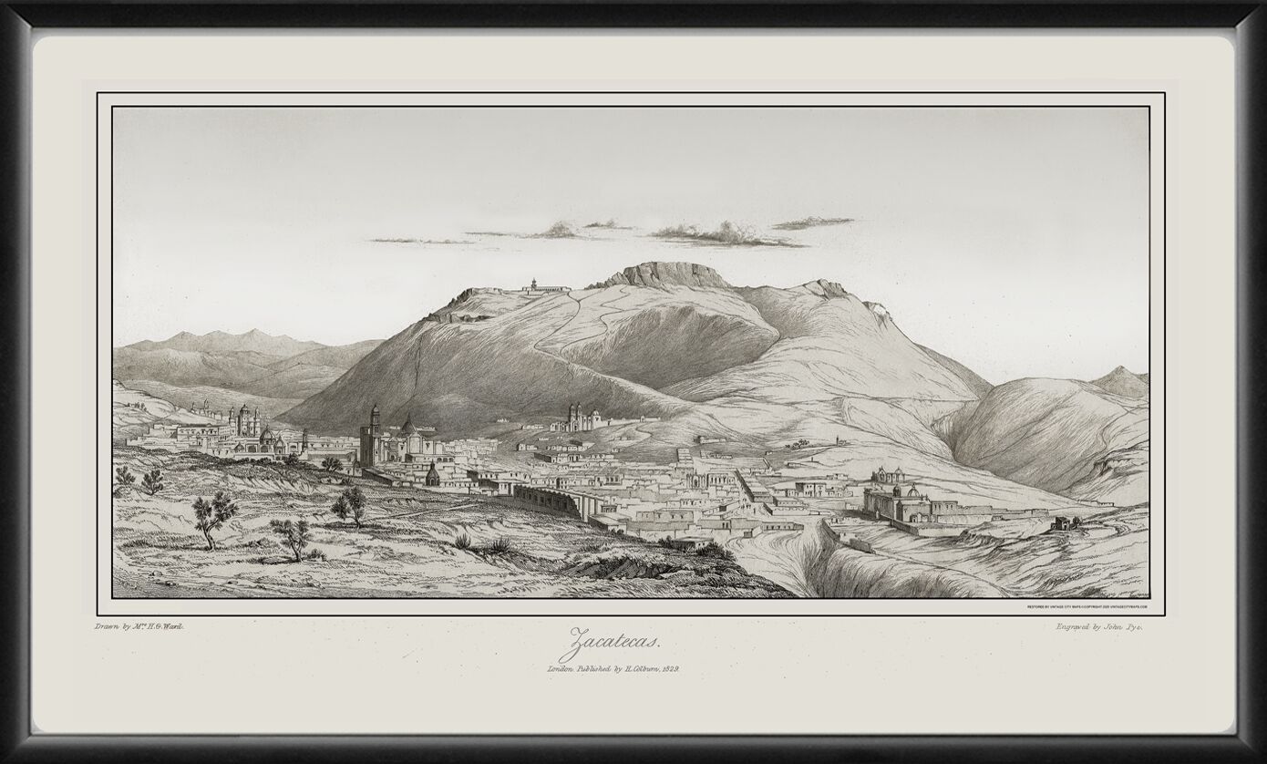 Zacatecas Mexico 1829