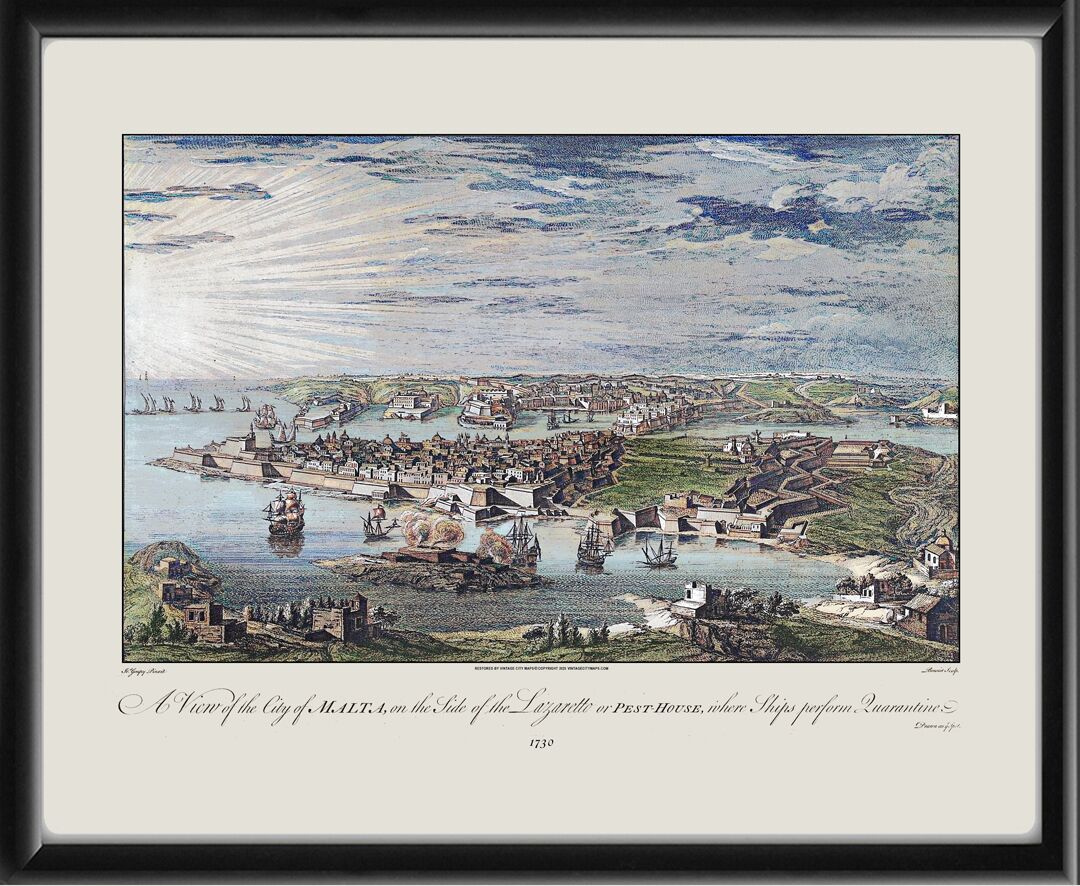 Manoel Island, Malta 1730 Color