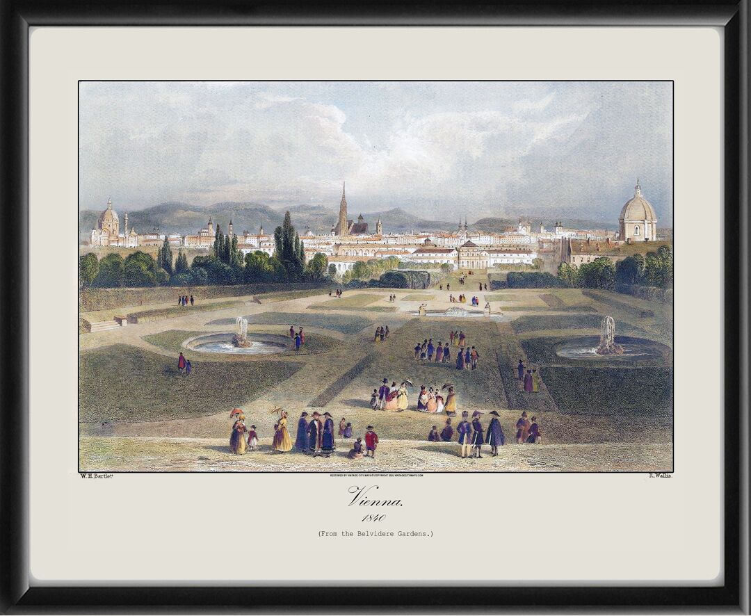Vienna Austria 1840 William Bartlett