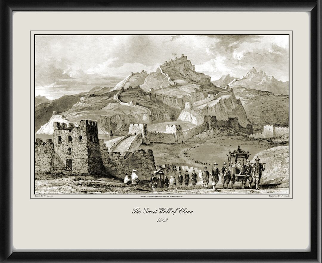 Great Wall of China 1843 Thomas Allom and J. Sands