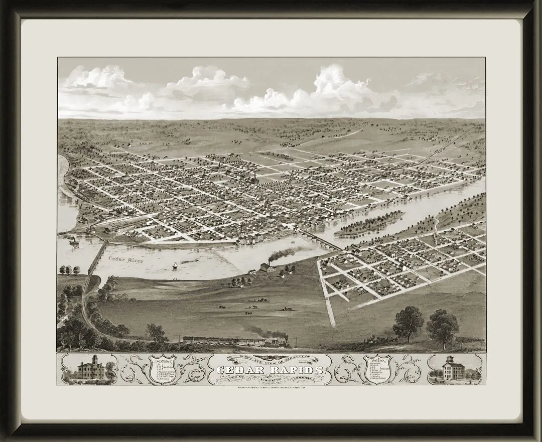 Cedar Rapids IA 1868