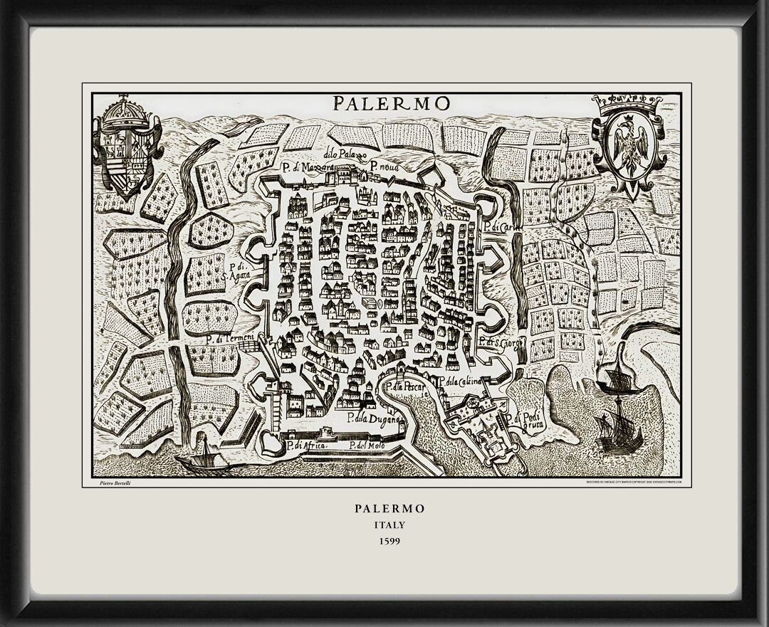 Palermo Italy 1599 Pietro Bertelli