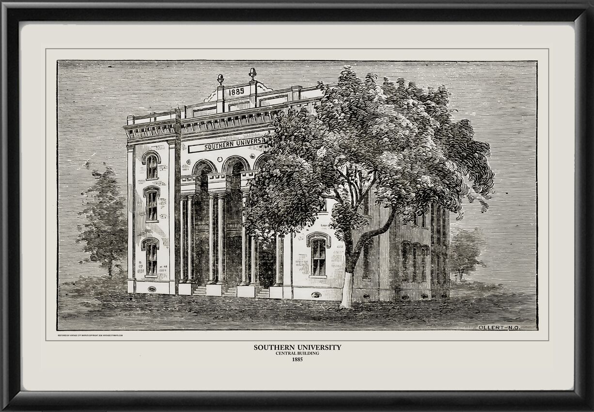 Southern University Baton Rouge 1885 Central Building