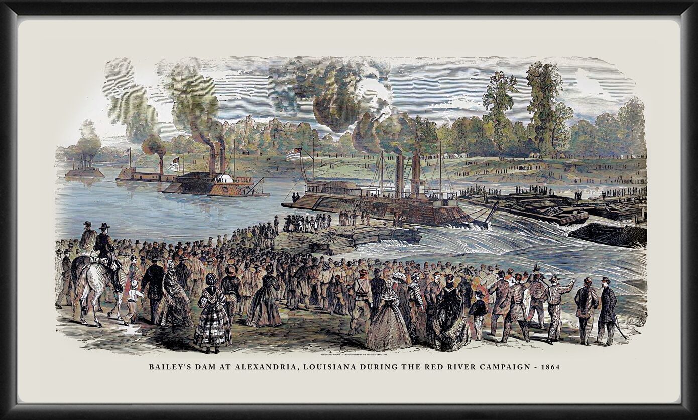 Bailey's Dam at Alexandria, Louisiana 1864
