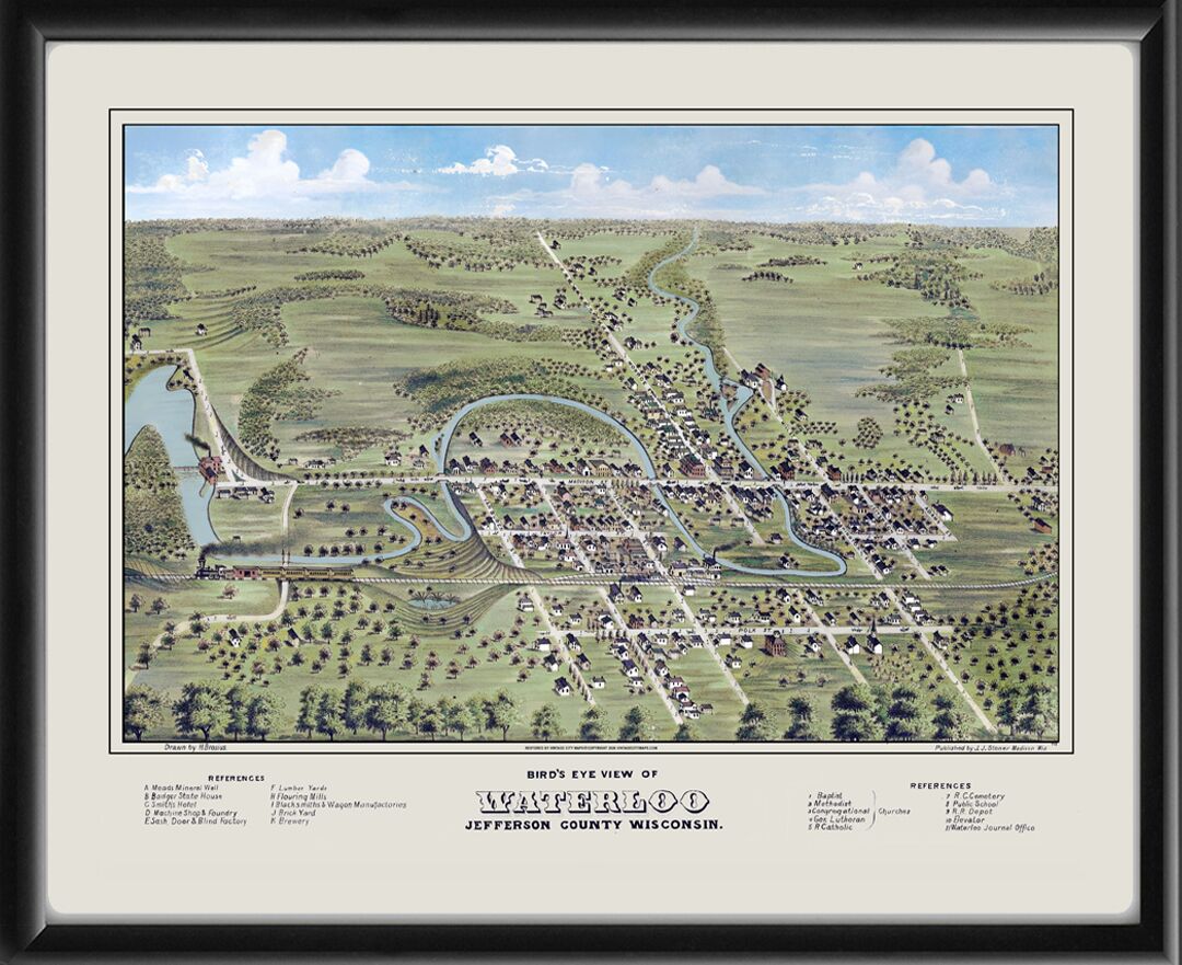 Waterloo WI 1875 Herman Brosius