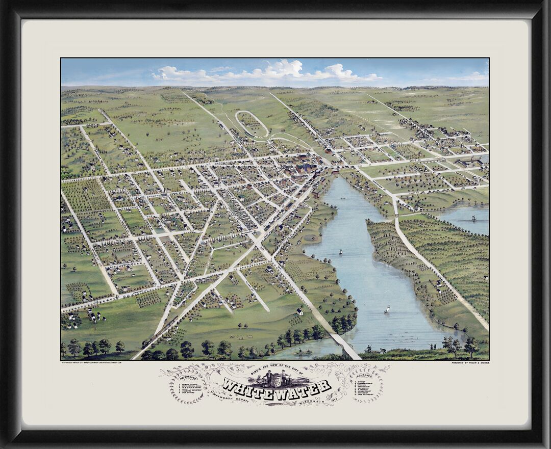 Whitewater WI 1875 Albert Ruger