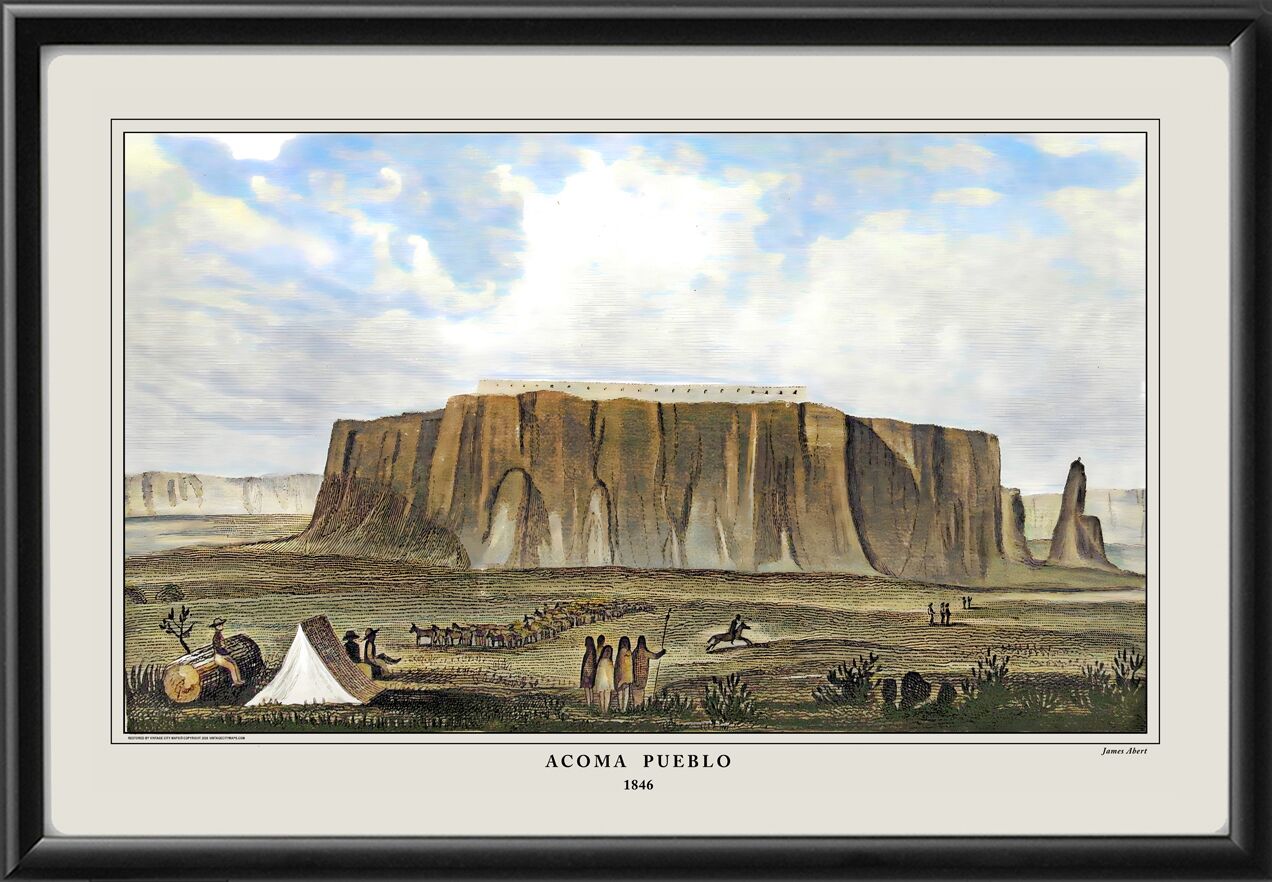 Acoma Pueblo 1846 James Abert