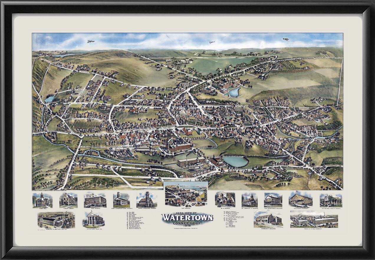 Watertown CT 1918 by Hughes & Bailey