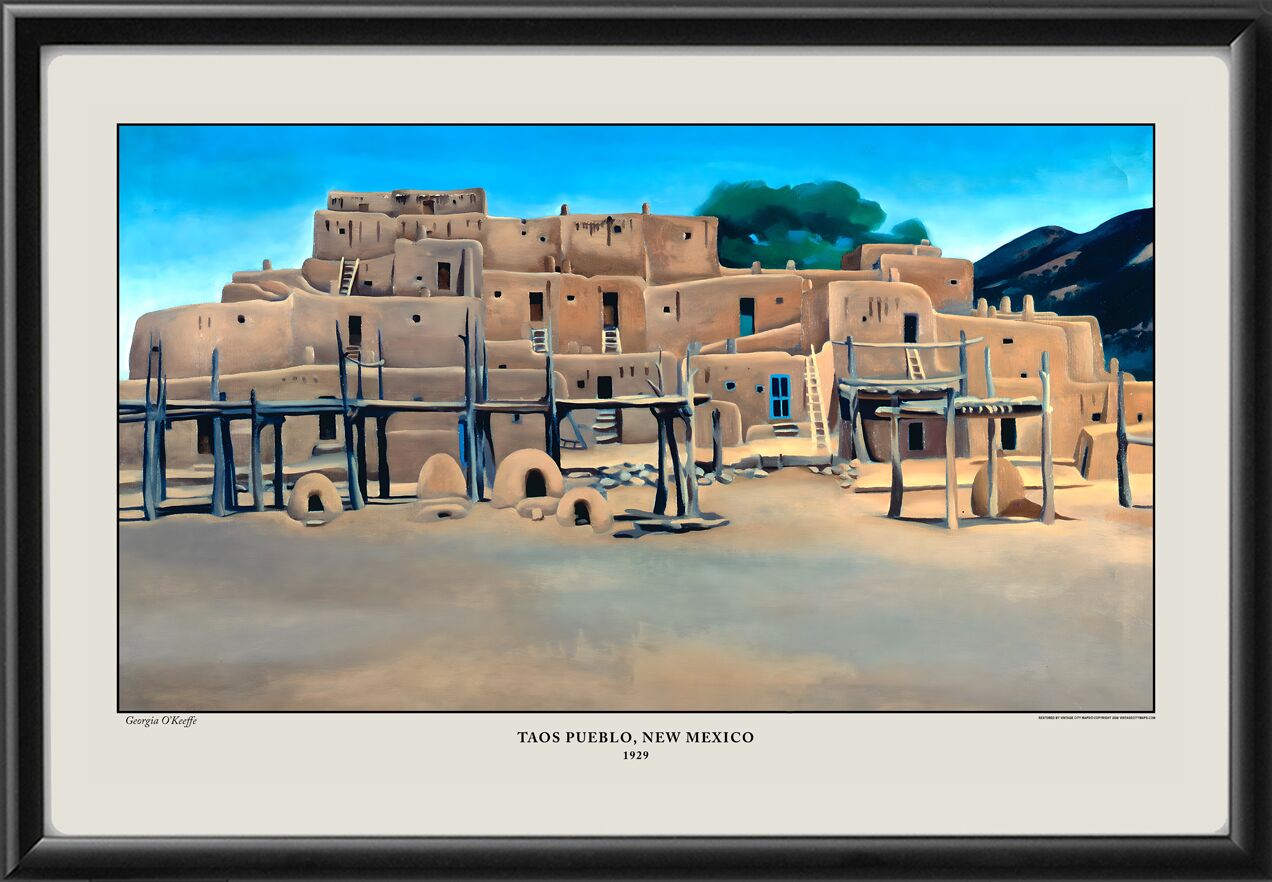 Taos Pueblo, New Mexico, 1929 Georgia O'Keeffe