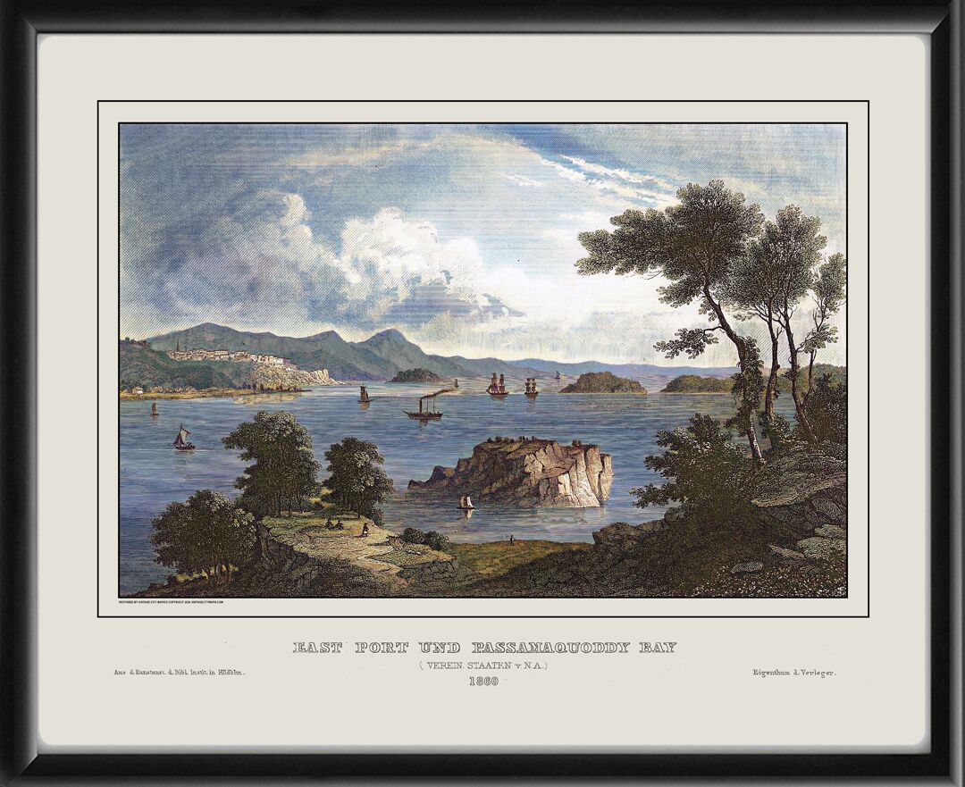 Eastport and Passamaquoddy Bay, ME 1860