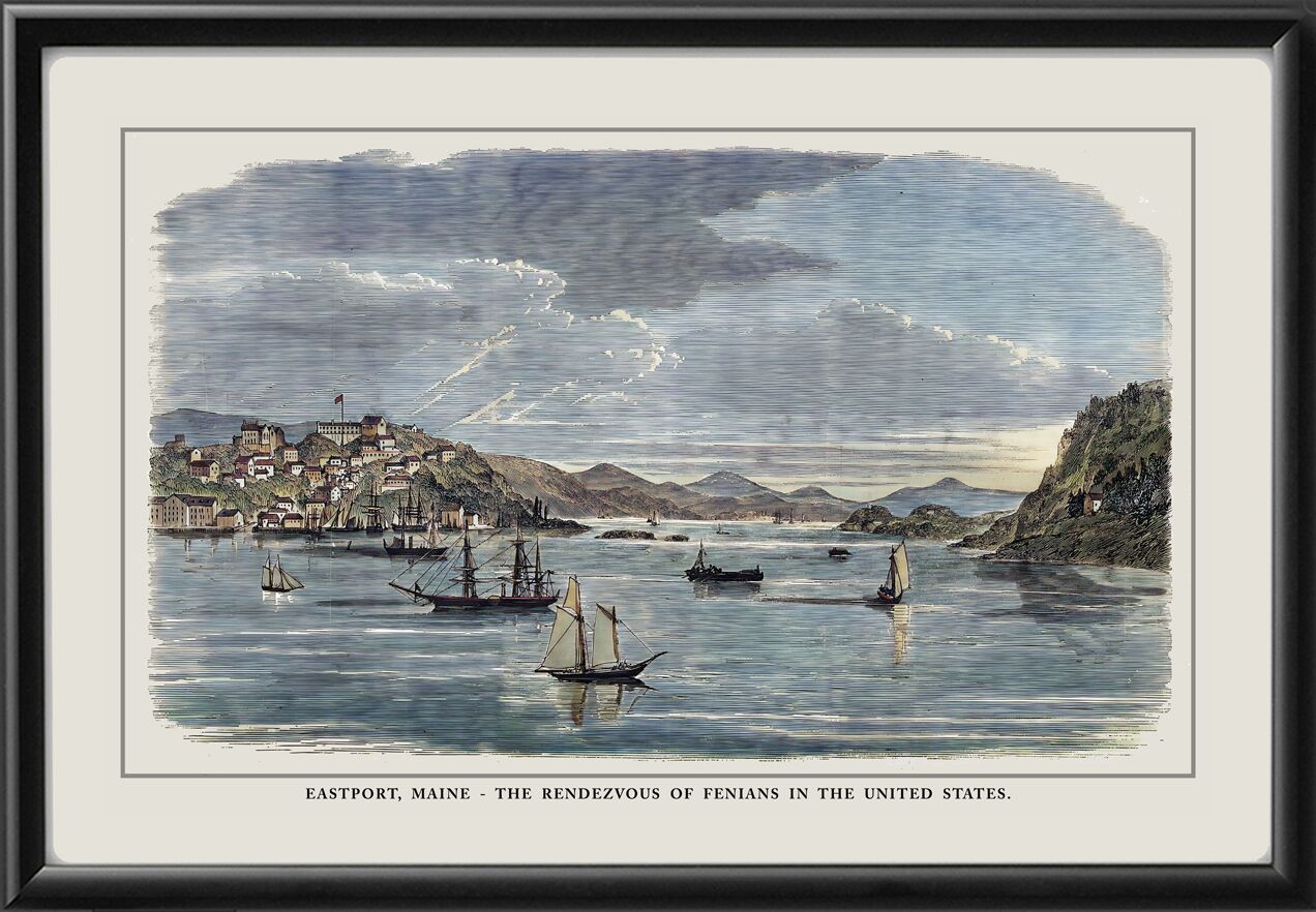 Easport ME 1866 view of the harbor