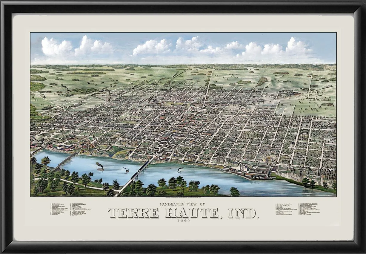 Terre Haute IN 1880 Beck & Pauli