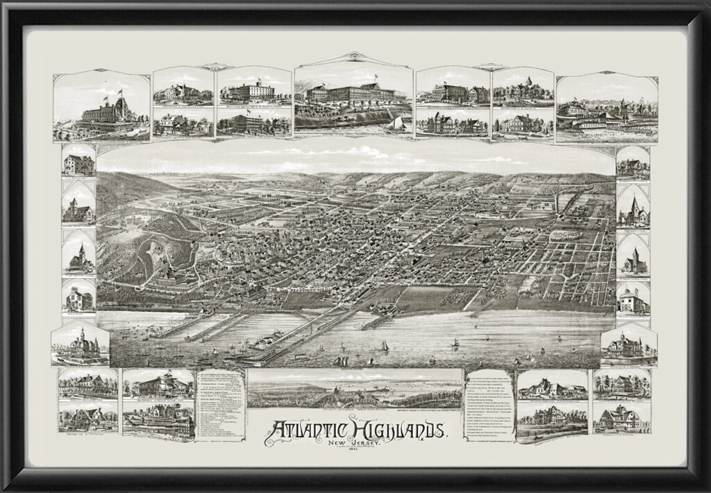 Atlantic City NJ 1905 | Vintage City Maps
