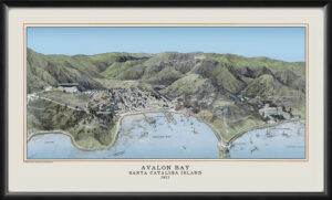 Avalon Santa Catalina Island CA 1925 Map