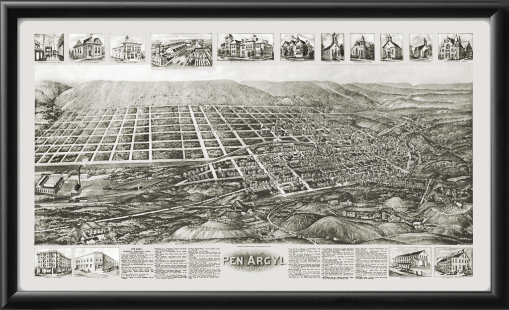 Pen Argyle Archives - Vintage City Maps