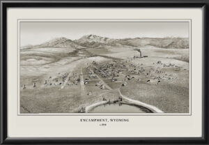 Encampment WY 1910 Restored Map