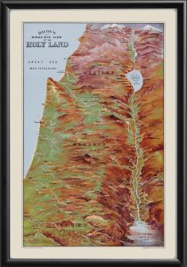 The Holy Land, Israel 1890 Restored Map | Vintage City Maps