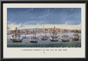 A southeast prospect of the City of New York. 1757 tM