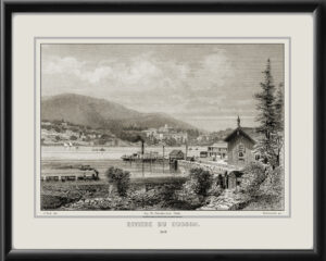 Hudson River from Garrison Landing 1848 J. Noel TM