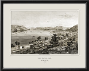 Maysville KY - View on the Ohio 1845 E. Bott TM