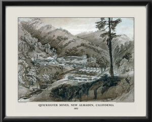 Quicksilver Mines, New Almaden CA John Bartlett Russell 1852