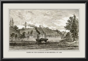 Views on the Genesee in Rochester NY 1838