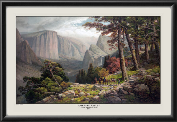 Yosemite Valley CA 1887 Andrew Melrose TM