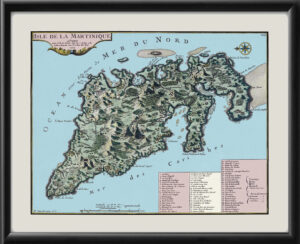 Isle de Martinique Nicolas de Fer 1704