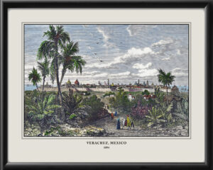 View of Veracruz Mexico 1894