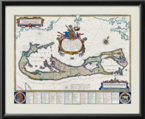 Bermuda Island 1630 Map