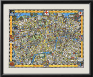 London England 1927 - The Famous Wonderground Map