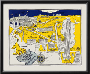 University of Pittsburgh 1935 Map