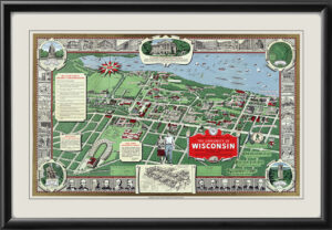 University of Wisconsin, Madison WI 1951 Map